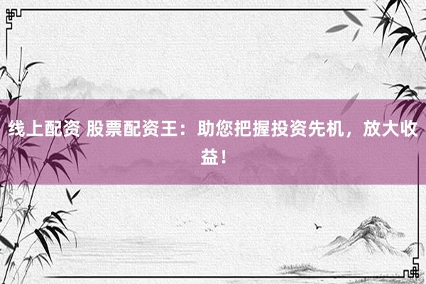 线上配资 股票配资王：助您把握投资先机，放大收益！